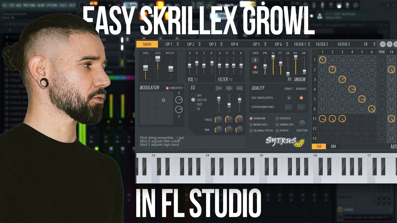 EASY!! Skrillex Growl in FL Studio (No Paid Plugins Needed)