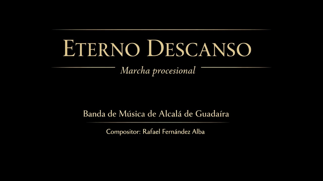 Eterno descanso - Rafael Fernández Alba [BM]