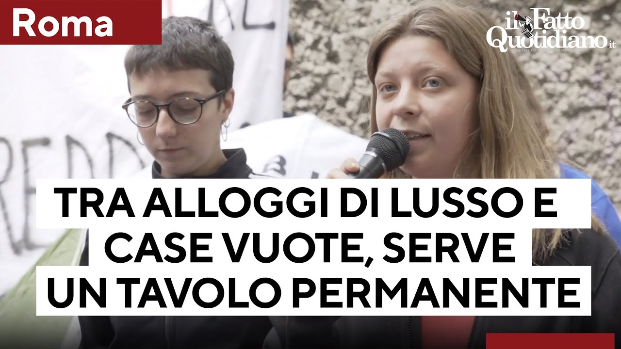 Roma, tra gli universitari in tenda contro il caro affitti: 