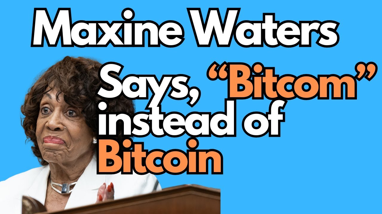 Maxine Waters says, 