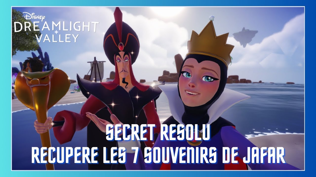 SECRET RESOLU ➡️ RECUPERE LES 7 SOUVENIRS DE JAFAR…UN MYSTÈRE DE MOINS ⏳✨🏰