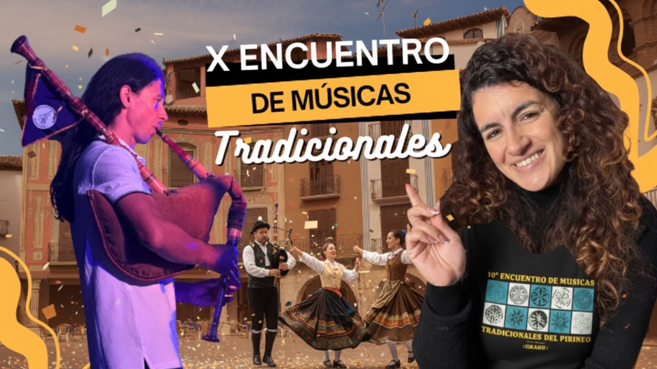 Un viaje sonoro: el X Encuentro Internacional de Gaiteros en Graus 🎶🌍 #pasabares #gaitas #jota