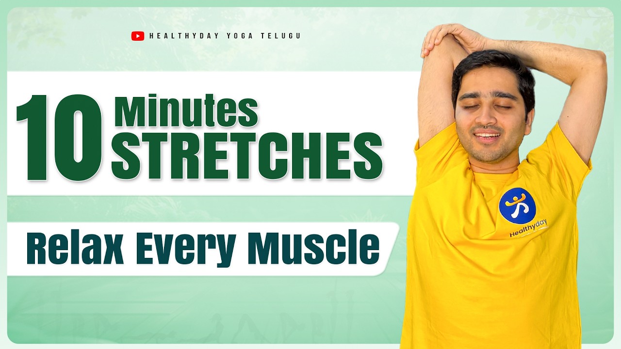 Daily 10 Min Full Body Yoga | Relax & Recharge Your Entire Body
