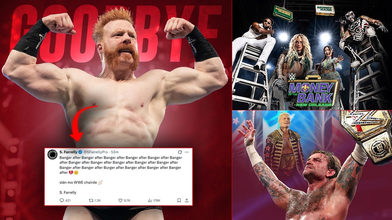 Sheamus EMOTIONAL GOODBYE To WWE 😢 | CM Punk MULTI-PERSON Match? MITB 2026 Poster | WWE News
