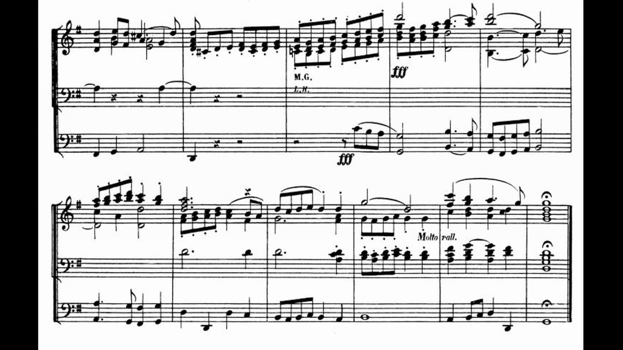 A. GUILMANT - PARAPHRASE AFTER HANDEL (audio+sheet music)