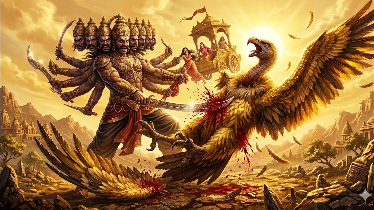  जटायु मरण_अरण्यकांड (भाग ५) Aranya Kand (Part 5) #कहानी #जटायु #shreeram #viral #ramayan#viral  