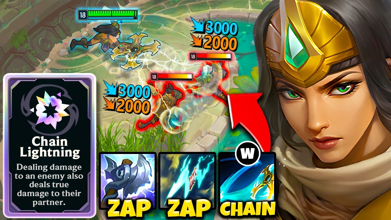 We turned Sivir into the Thunder God of Arena... (4 CHAIN LIGHTNING EFFECTS)
