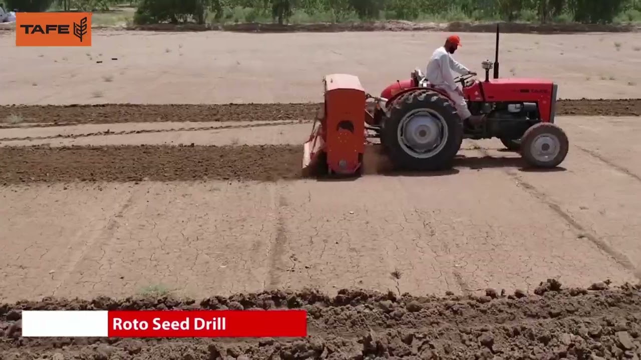 TAFE Tractors | Roto Seed Drill | Revolutionzing Seeding and Soil Preparation | #TheBigOrangeTractor