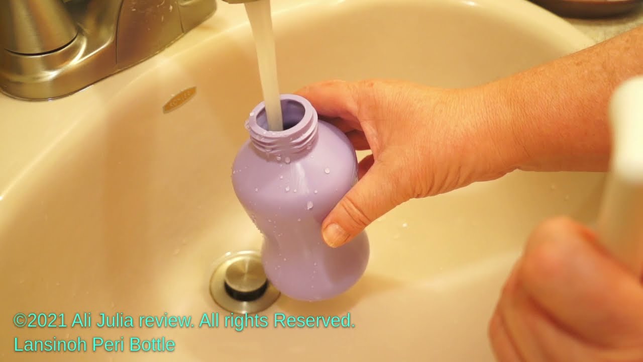 Lansinoh Peri Bottle for Postpartum Care Portable Manual Bidet  (product review)