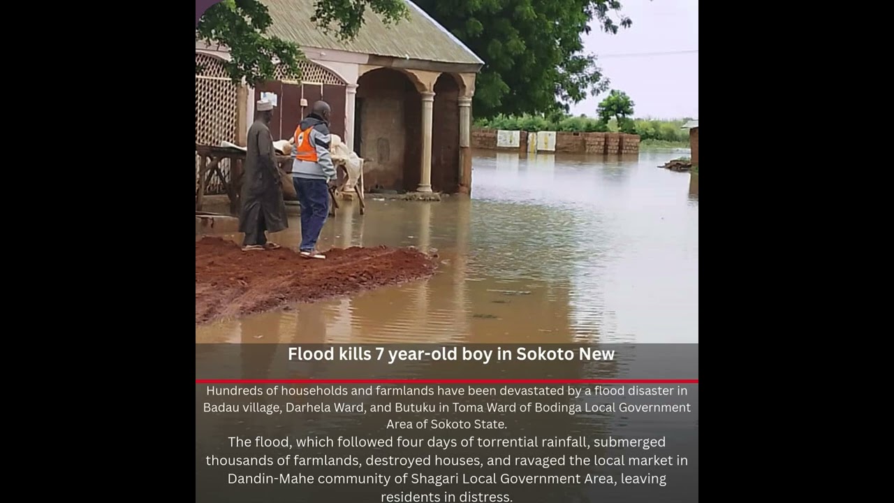 Flood kills 7 year-old boy in Sokoto New