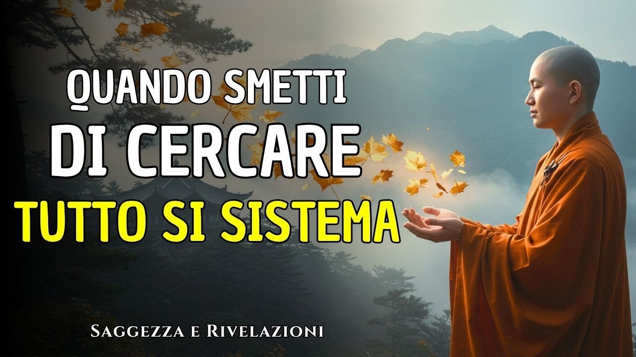 LASCIA ANDARE! Quando Smetti di Cercare, Tutto Si Sistema | Segreti del Buddismo
