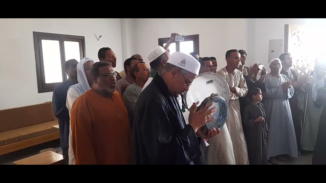 دخول سيدى على جمعة الساحة الصديقية الشاذلية ومدح سيدى ولى الدين ابواليسر عاشور