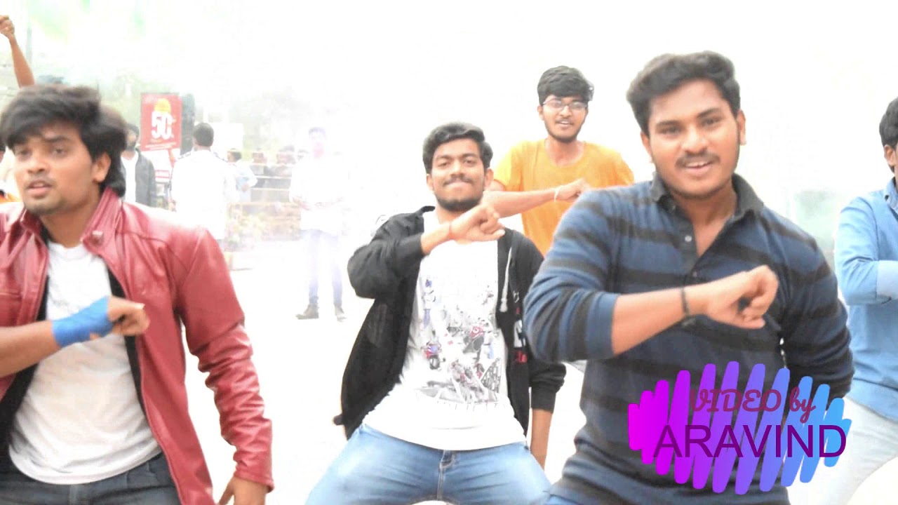Sri Vasavi Engineering College TechEuphoria FlashMob-2K19 @bhimavaram geetha multiplex