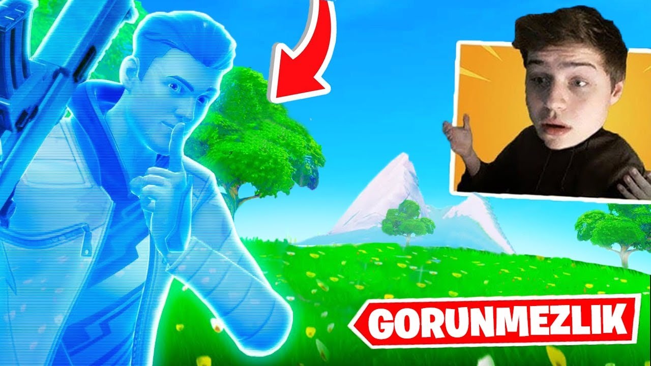 &Ouml;L&Uuml;MS&Uuml;ZL&Uuml;K ve G&Ouml;R&Uuml;NMEZLİK Bugu Yaptım !! (Fortnite)