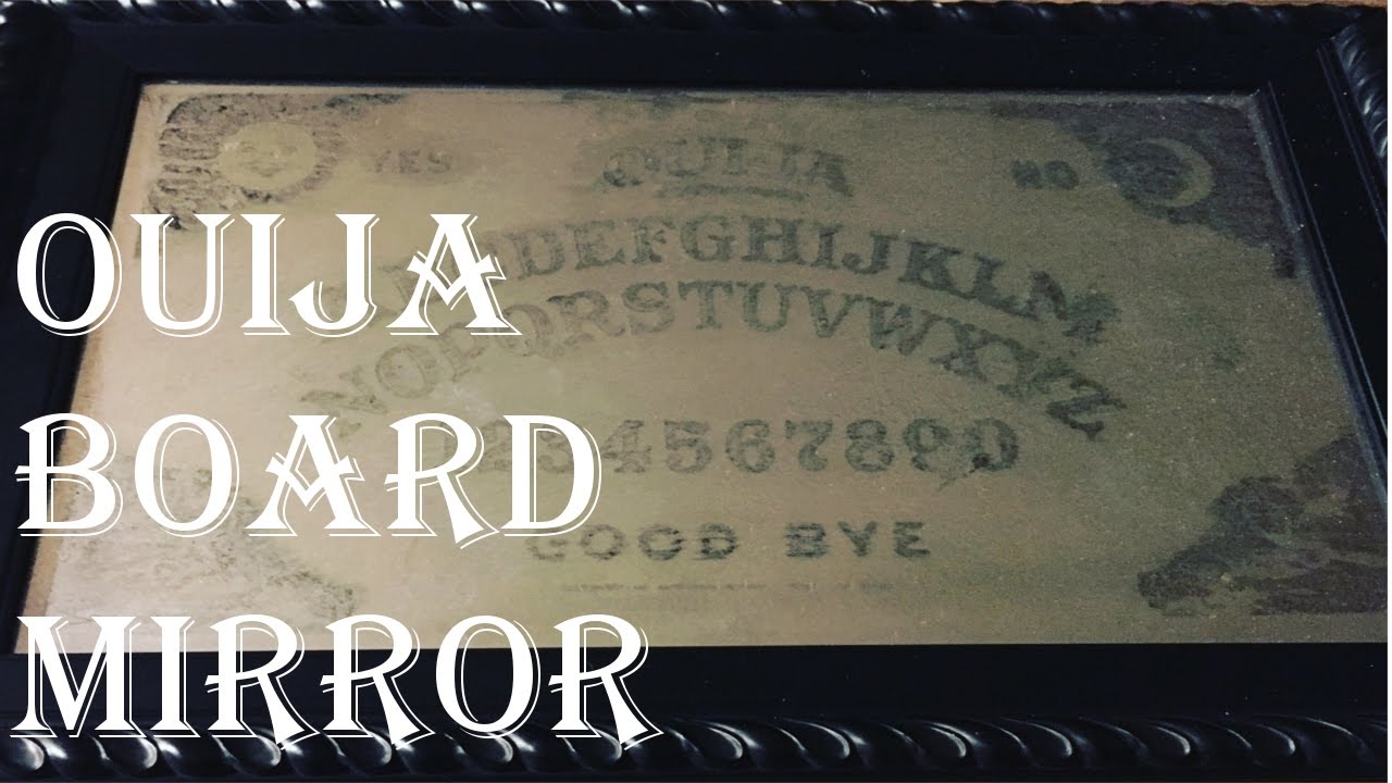 How to DIY Spooky Ouija Board Mirror - Diy Gothic Mirror