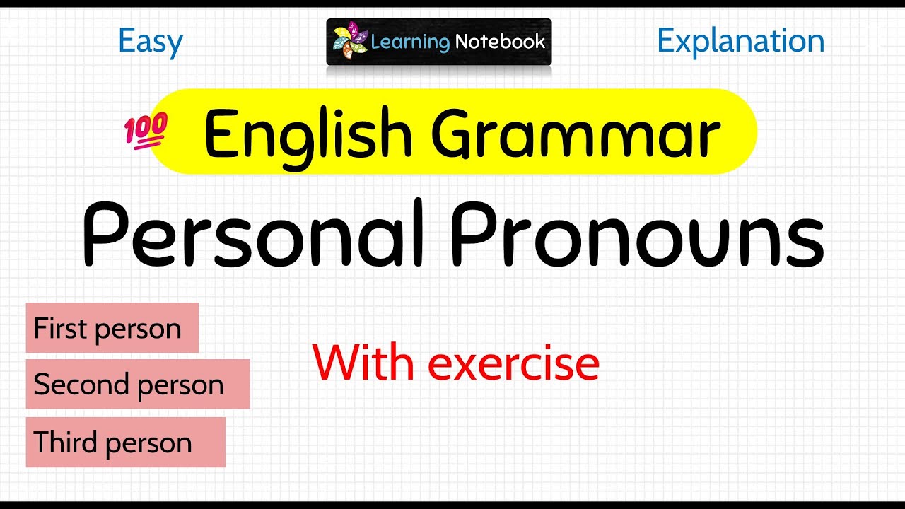 Personal Pronouns in English Grammar | Personal Pronoun