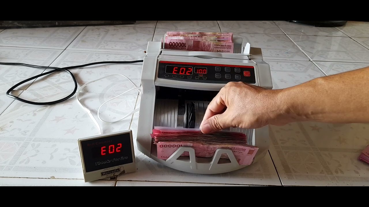 Review Jujur 2 Thn ++ Pemakaian Money Counter / Mesin Penghitung Uang Cek  MG1 MG2 UV ADD dan BATCH
