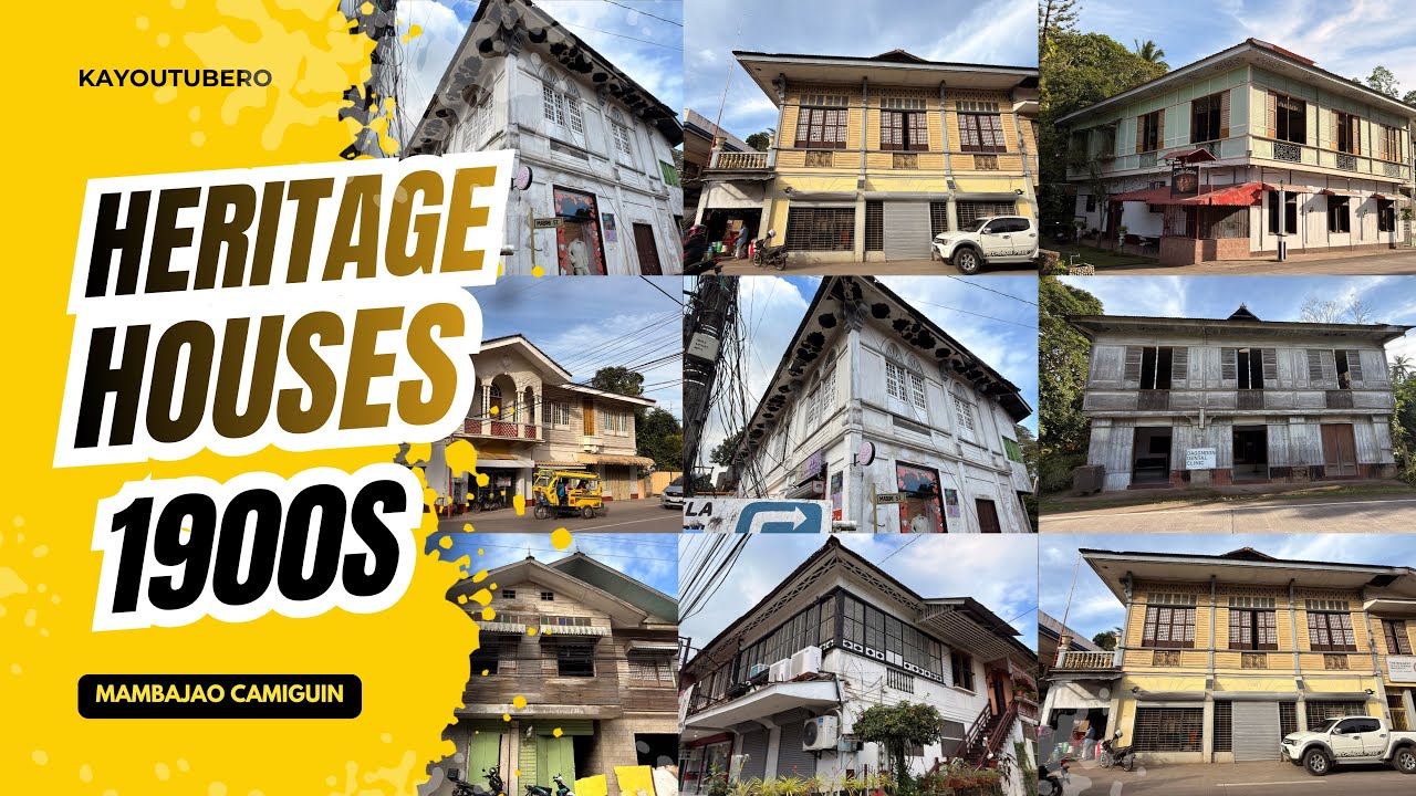 CAMIGUIN ISLAND HERITAGE HOUSES BUILT AROUND 1900s | STROLLING AROUND MAMBAJAO PROVINCE 2026