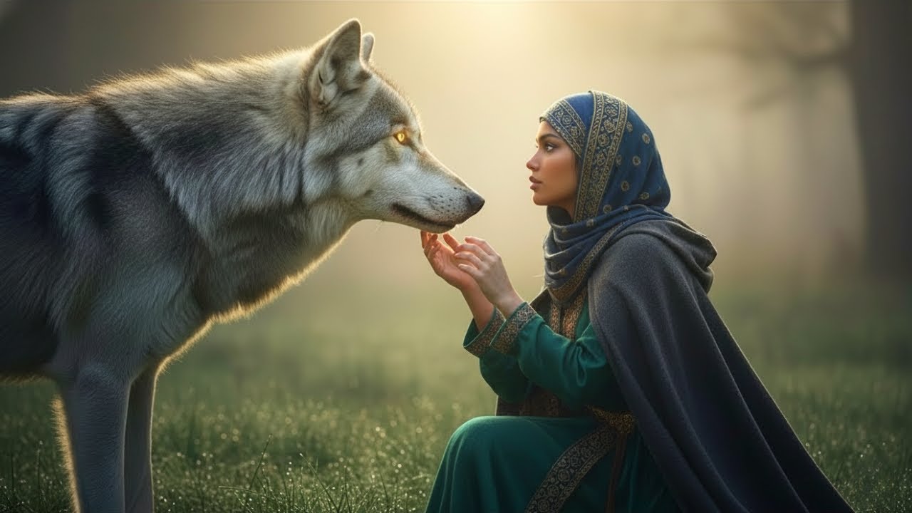 اعتنت بذئب أعمى لأسابيع — حتى تحولت عيناه إلى ذهبية وقال: 