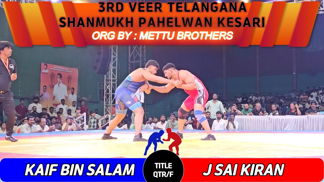 KAIF BIN SALAM (B) VS J SAI KIRAN (R) - TITLE QTR/F - 3RD VEER TELANGANA KESARI 2025