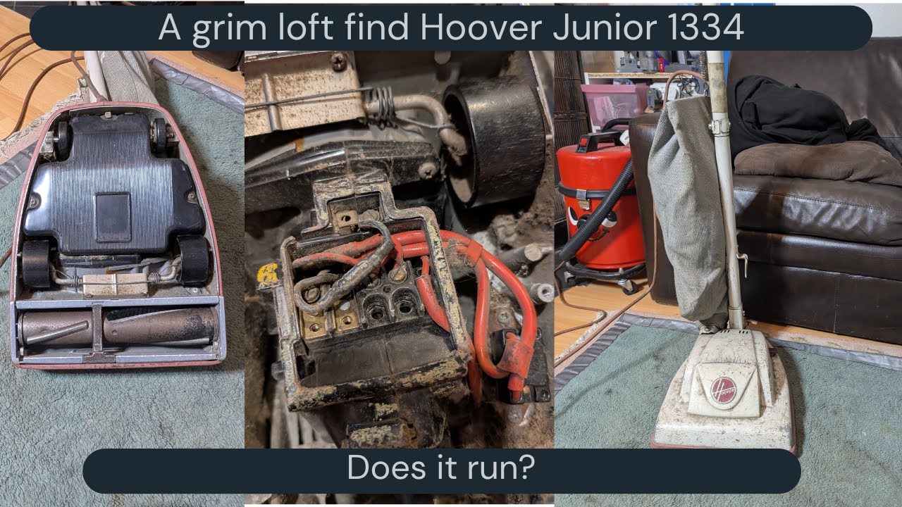 Granny's Loft Find! Ebay fresh Hoover Junior 1334 Unboxing & Does it Run