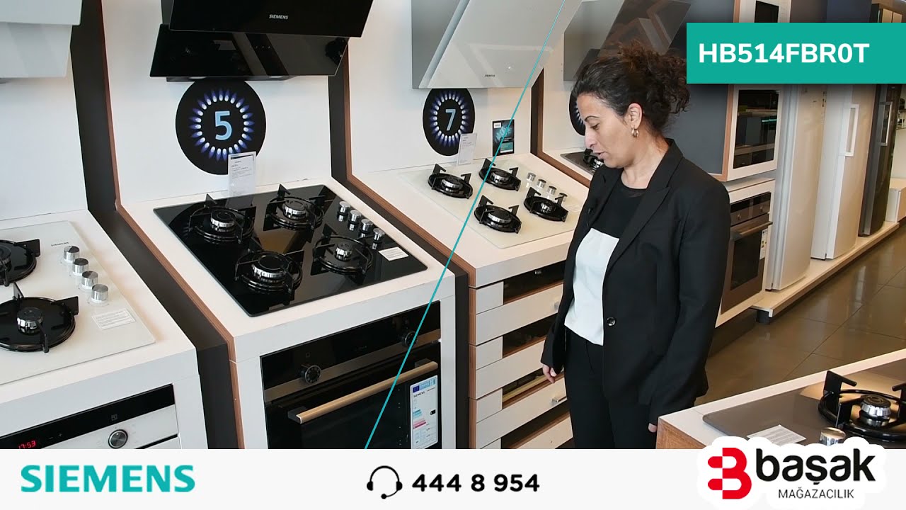 Siemens HB514FBR0T Siyah Ankastre Fırın