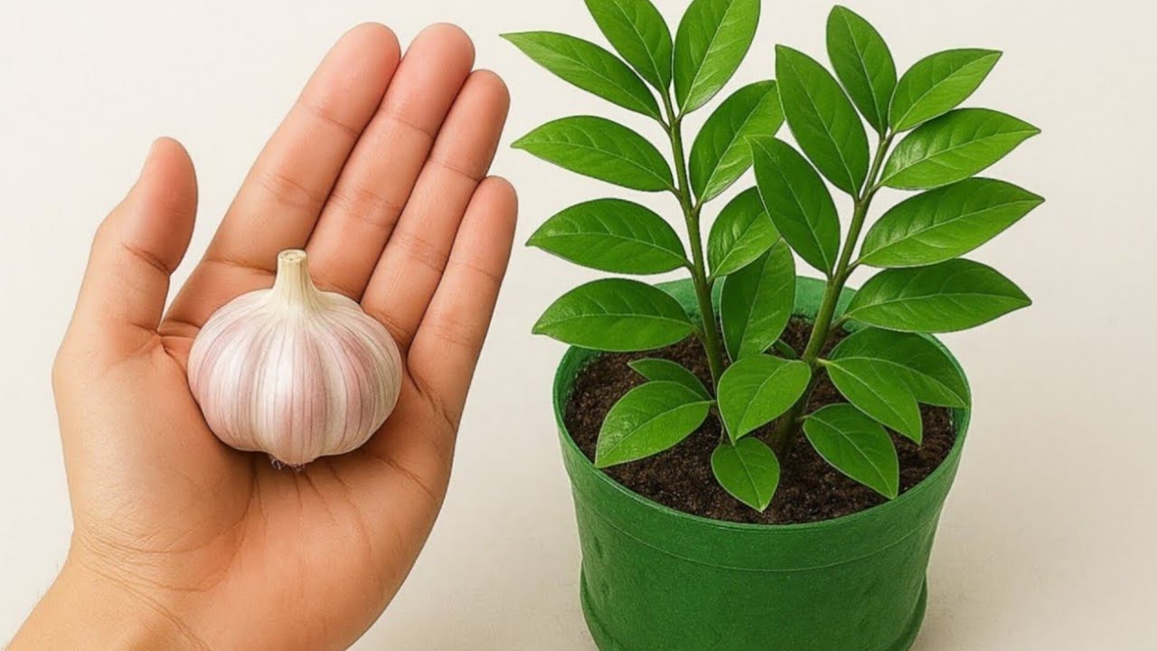 Coloque 1 ALHO nas suas PLANTAS (Veja o incrível resultado)