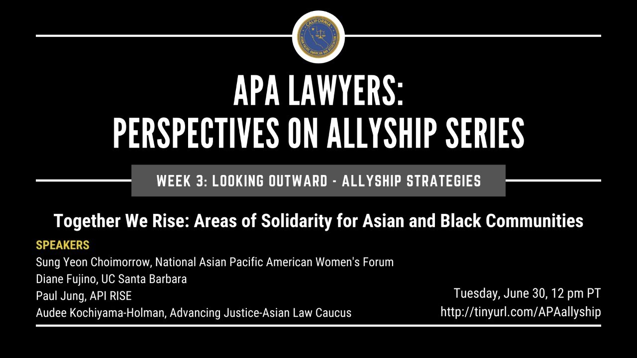 Together We Rise: Areas of Solidarity for Asian and Black Communities