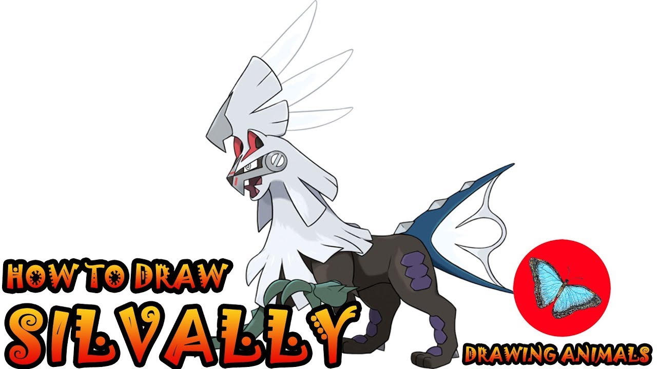 How To Draw Silvally From Pokemon | Drawing Animals