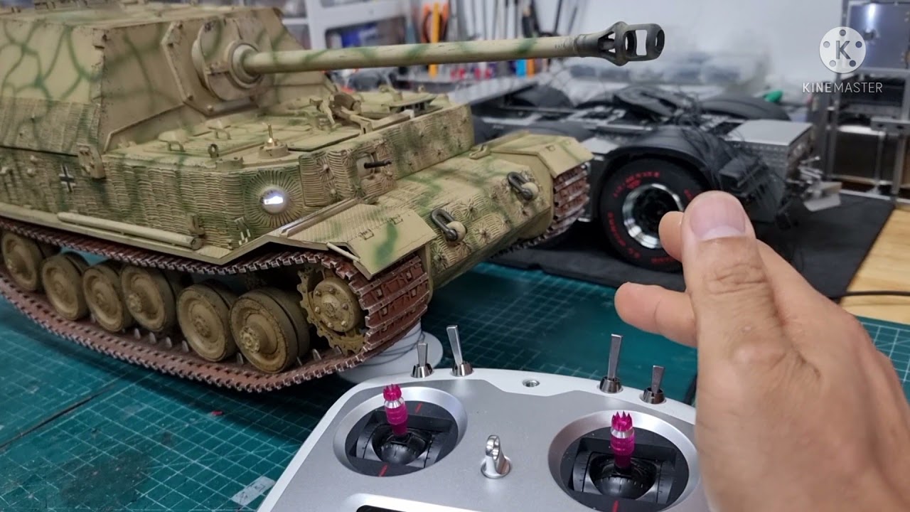 RC 1/16 hooben elephant  with Clark TK40S board  (Clark TK40S 로  튜닝된 후벤 엘리펀트)