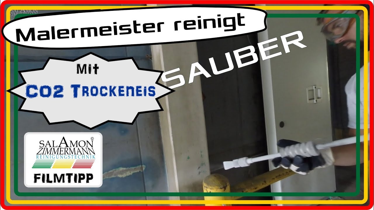 Malermeister entdeckt die Trockeneisreinigung