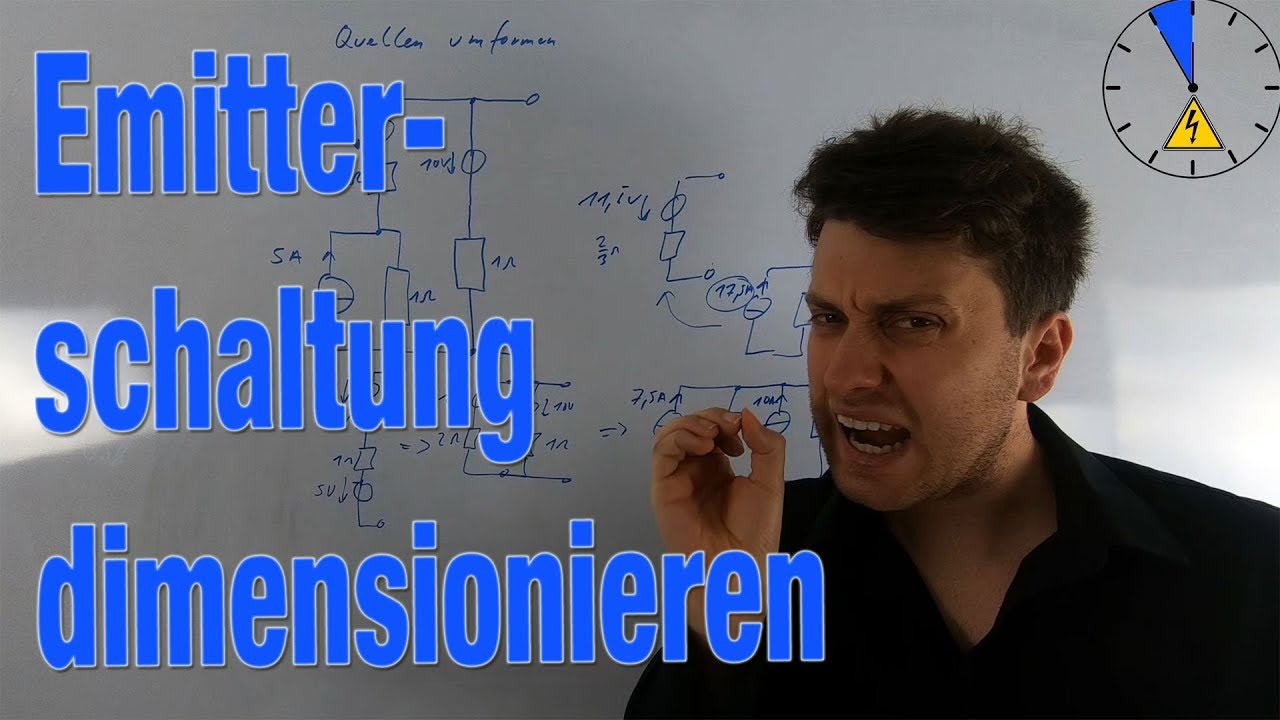Dimensionierung von Widerst&auml;nden - Transistorschaltung- Emitterschaltung #ET5M