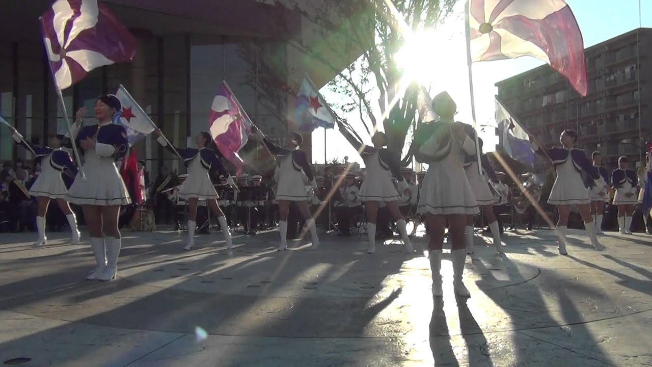 踊りあかそう　カラーガード　神奈川県警音楽隊