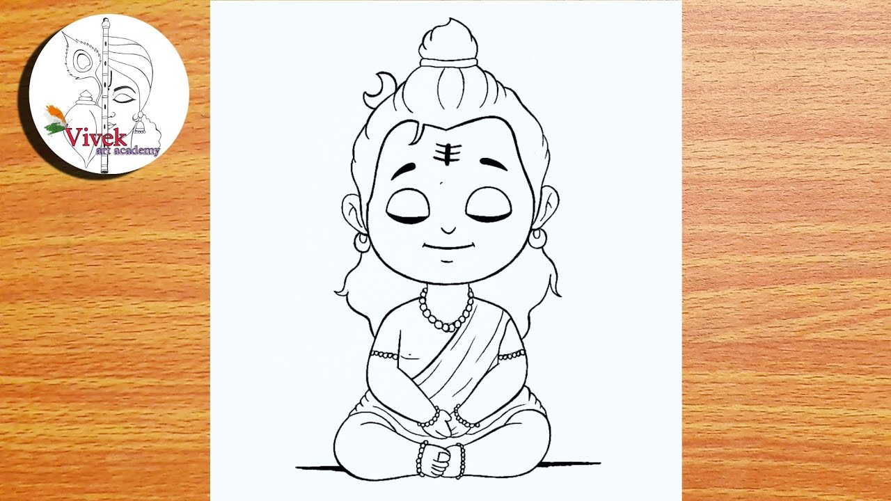 How to Draw Lord Shiva | Easy Drawing | Maha Shivratri Drawing