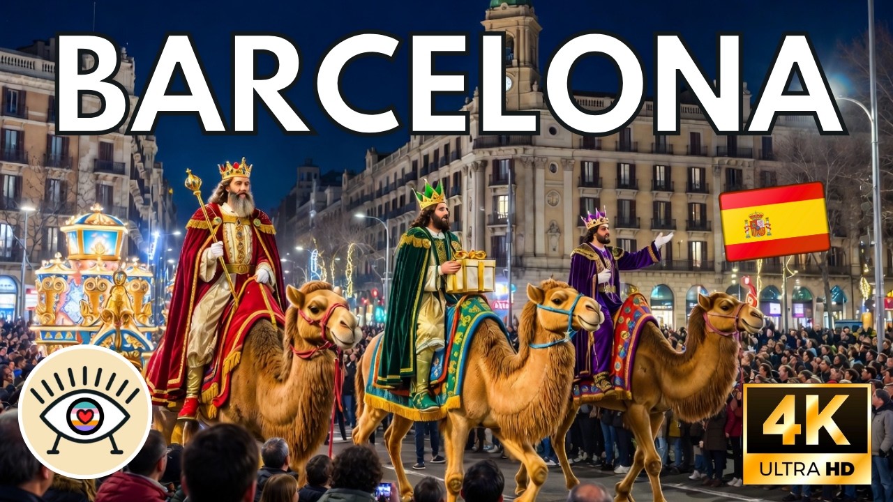 Парад Трех Королей в Барселоне, Испания 🇪🇸 – Самая ожидаемая ночь года ✨