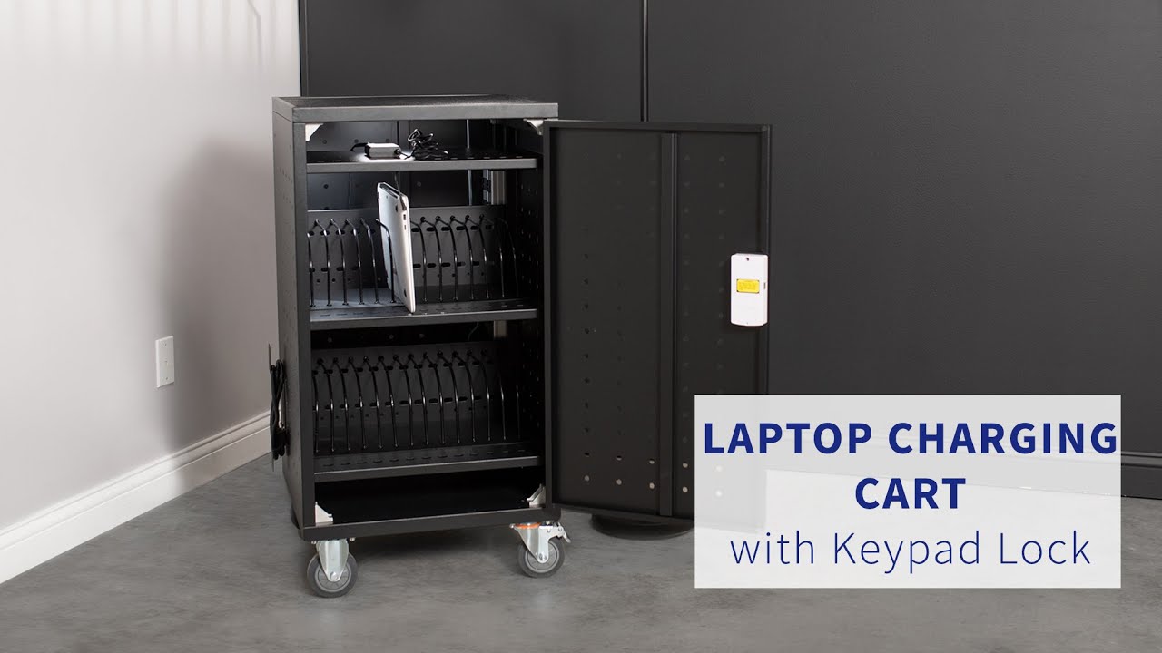 CART-LAPC1 Laptop Charging Cart with Keypad Lock by VIVO