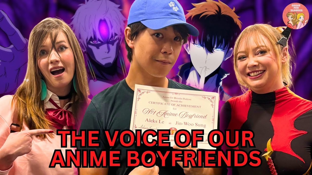 MEETING THE VOICE OF OUR #1 ANIME BOYFRIEND, ALEKS LE! | 1 Year of Anime for Blondes
