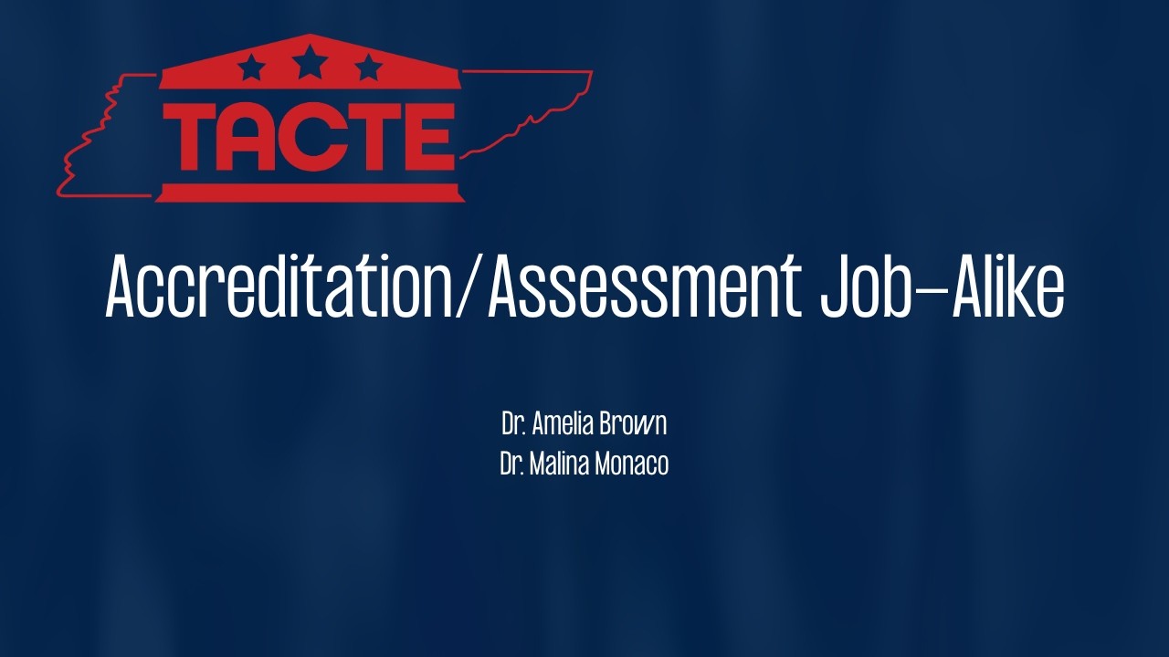 Accreditation and Assessment Job-Alike