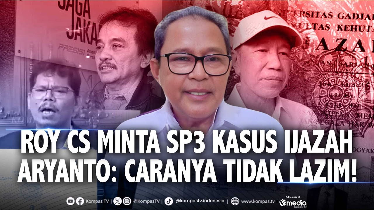 [FULL] Aryanto Sutadi Soal Roy Suryo CS Minta SP3 Kasus Ijazah Jokowi, Bakal Temui Jalan Buntu?