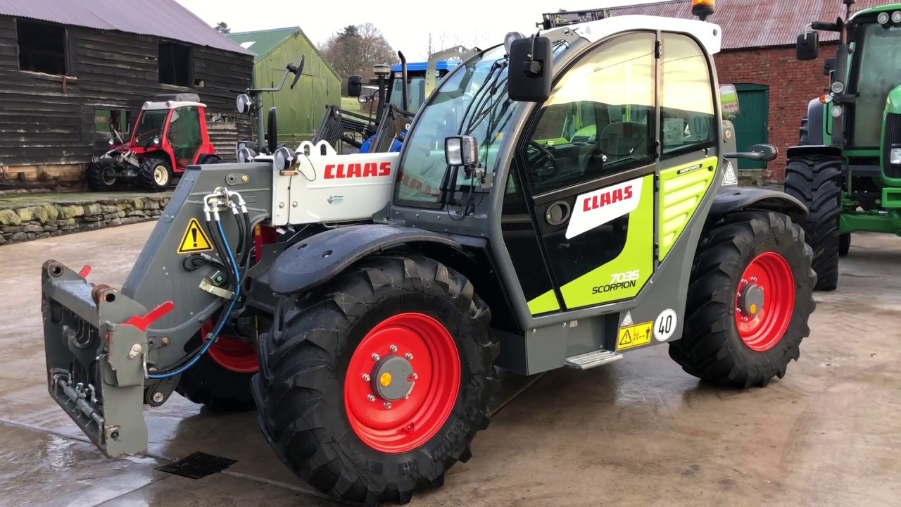 2016 claas scorpion 7035 telehandler
