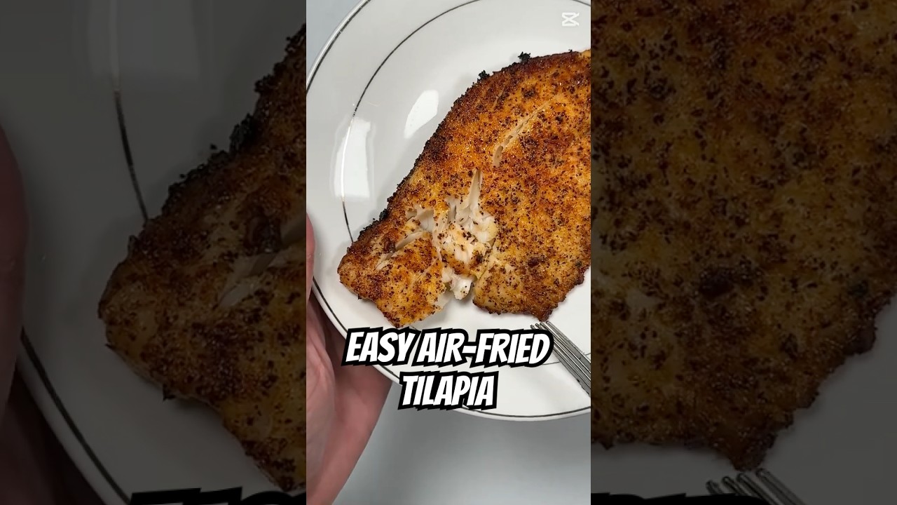 How To Cook Tilapia In An Air Fryer From Frozen! Super Quick & Easy! #Shorts