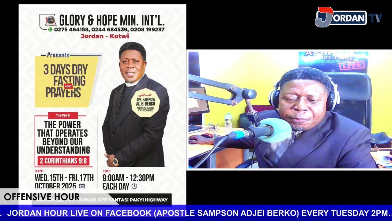 GLORY & HOPE MINISTRIES INTERNATIONAL FOUNDER APOSTLE SAMPSON ADJEI BERKO