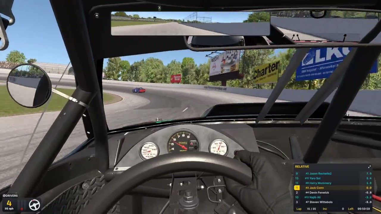 iRacing Mini Stock win at Thompson