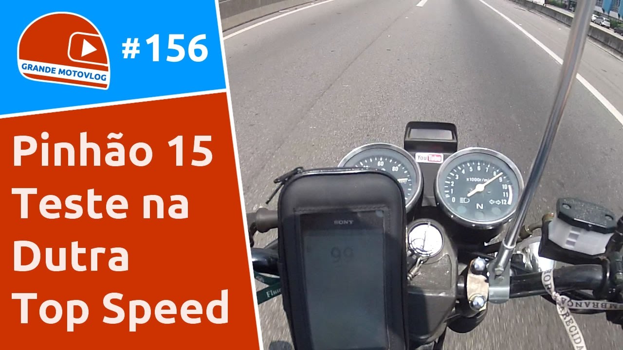 TESTE SUZUKI INTRUDER 125 COM PINHÃO 15 DENTES E CABO ENROLADO
