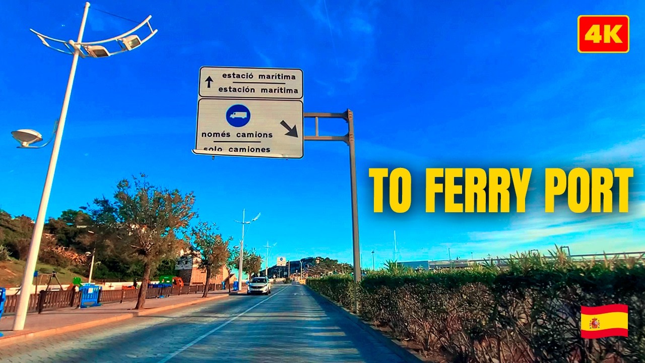 Ibiza Walking tour - From highway to harbor.