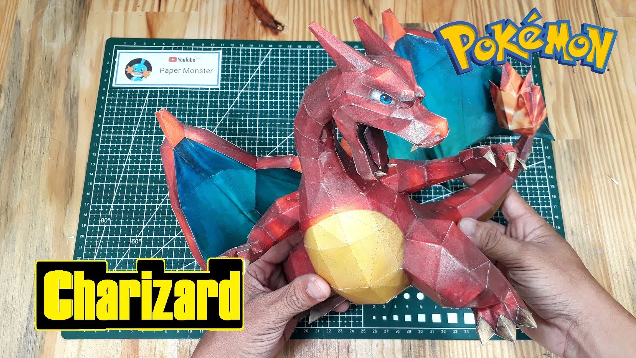 Charizard (Lizardon)  | Pokemon PaperCraft | modelo de papel | 종이 모델 | 紙モデル