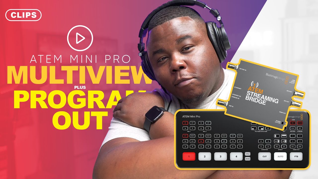 Настройка Atem Mini Pro: как одновременно получить многоэкранный и программный вывод