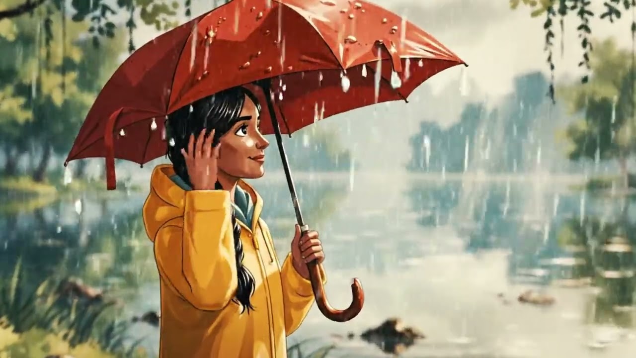 The Lake House on a Quiet Day  | Ghibli Style Days