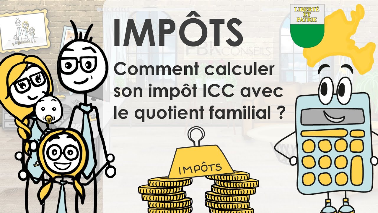 Calculer ses imp&ocirc;ts ICC sur le revenu dans le canton de Vaud avec le quotient familial !