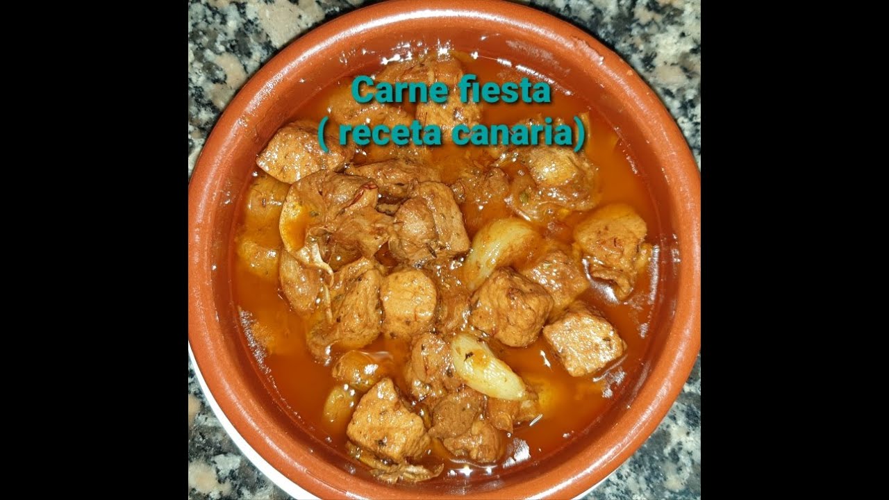 Carne fiesta  (receta canaria)